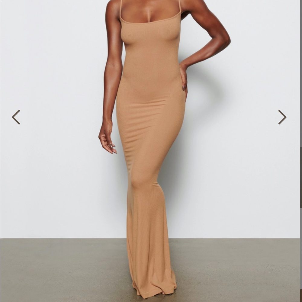 SKIMS Soft Lounge Long Slip Dress